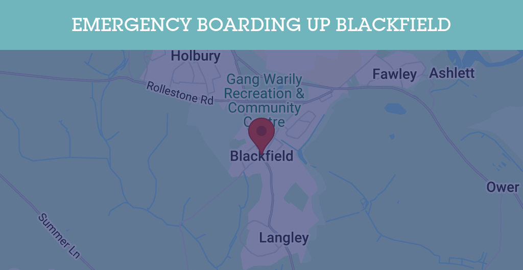 Emergency Boarding Up Services in Blackfield - SO45
