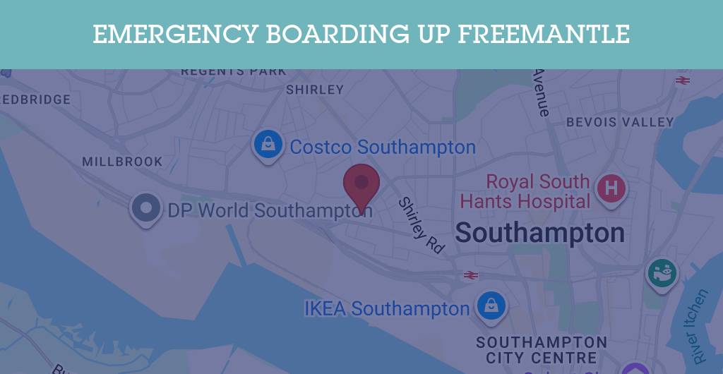 Emergency Boarding Up Services in Freemantle - SO15