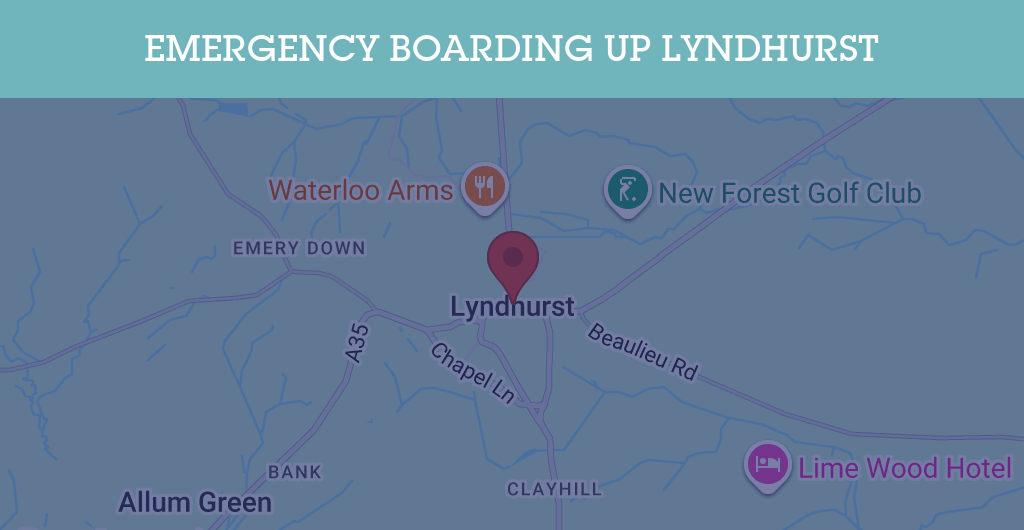 Emergency Boarding Up Services in Lyndhurst - SO4