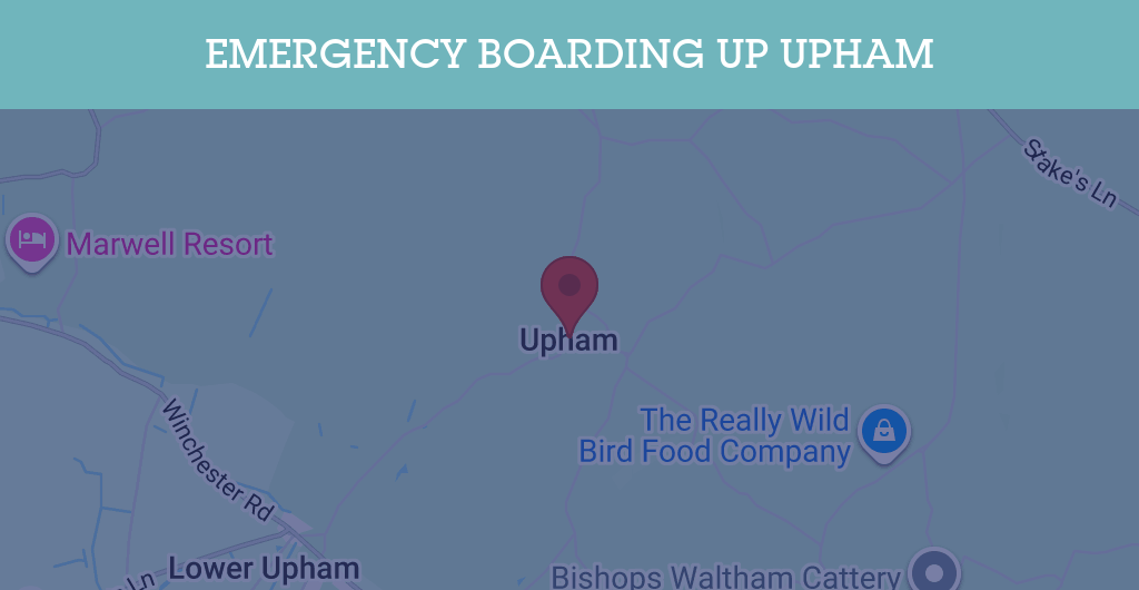 Emergency Boarding Up Services in Upham - SO32