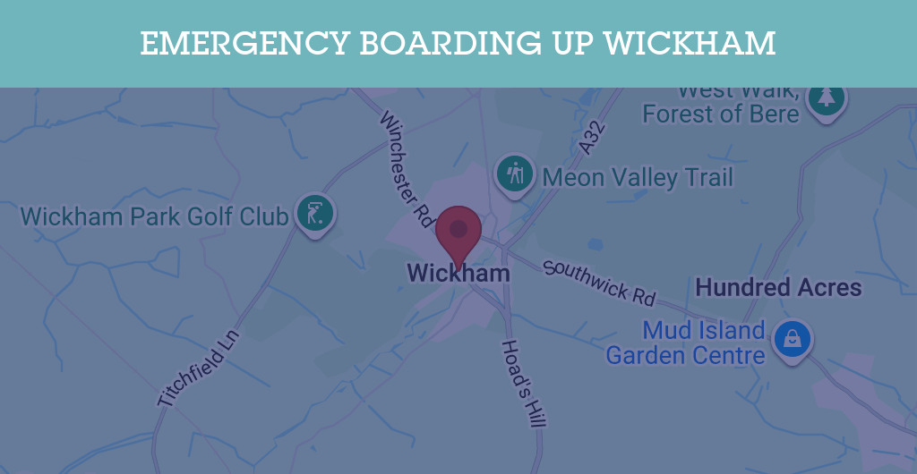 Emergency Boarding Up Services in Wickham - SO32